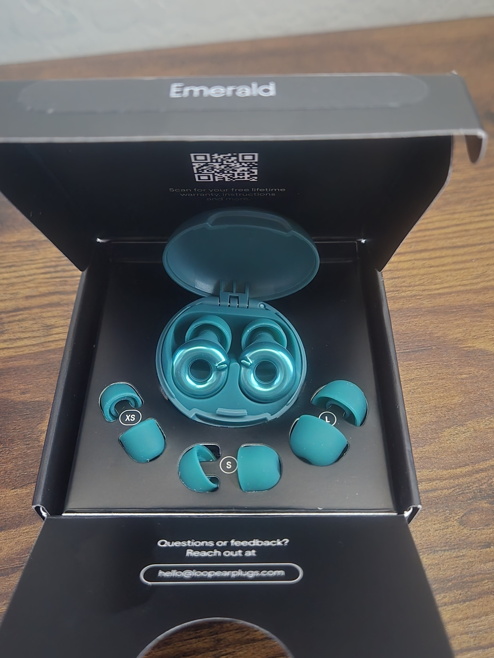Loop Switch 2 Adjustable Noise Reduction Earplugs in Emerald Green - Open Box